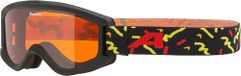 ALPINA Carvy 2.0 Skibril met anti-condens, extreem robuuste en onbreekbare skibril met 100% uv-bescherming, extra kleine pasvorm voor kinderen, zwart multi mat