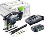 Festool PSBC 420 EB-Basic accu pendelzaag 18 V 120 mm borstelloos + 1x accu 4,0 Ah + oplader + Systainer