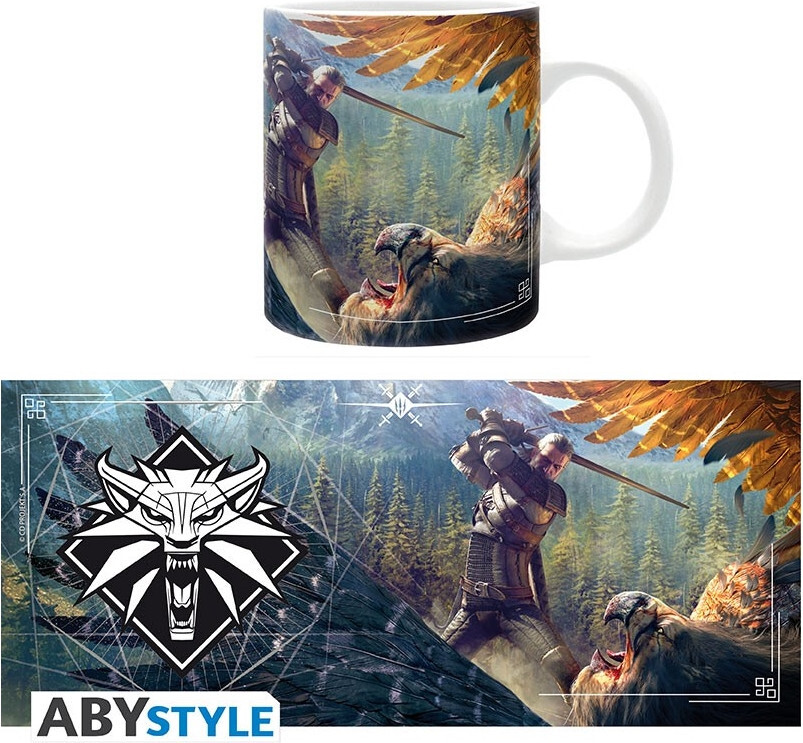 Abystyle the witcher mug - geralt and the griffon