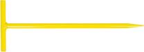 ORIT Draadpen Kruis 40 cm Geel