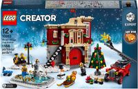 LEGO Creator Expert 10263 Brandweerkazerne in winterdorp