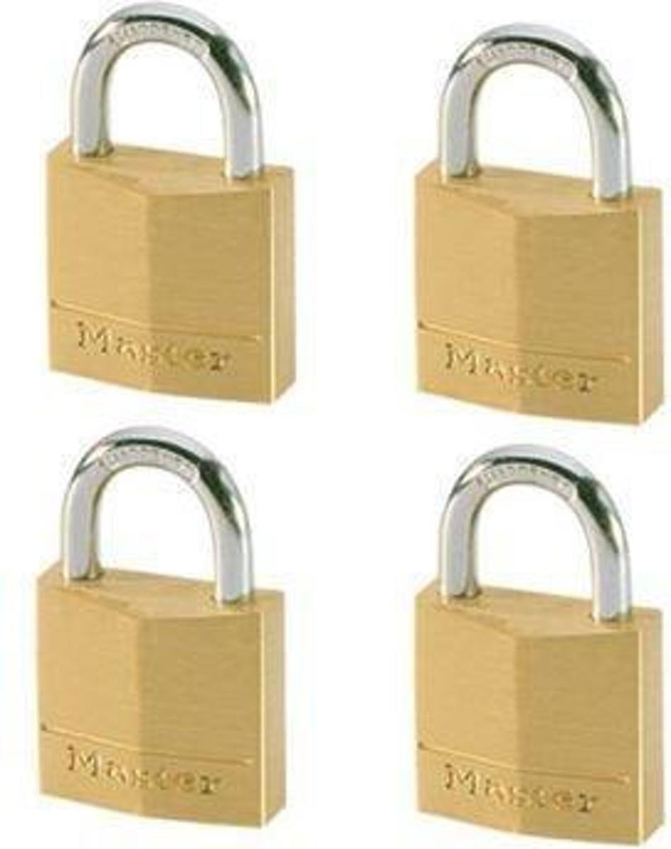 Masterlock 4x hangslot 30mm x 5mm, 130EURQNOP