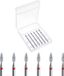 Sans marque 6 PCS Fichier E Foret à ongles Mèche flamme