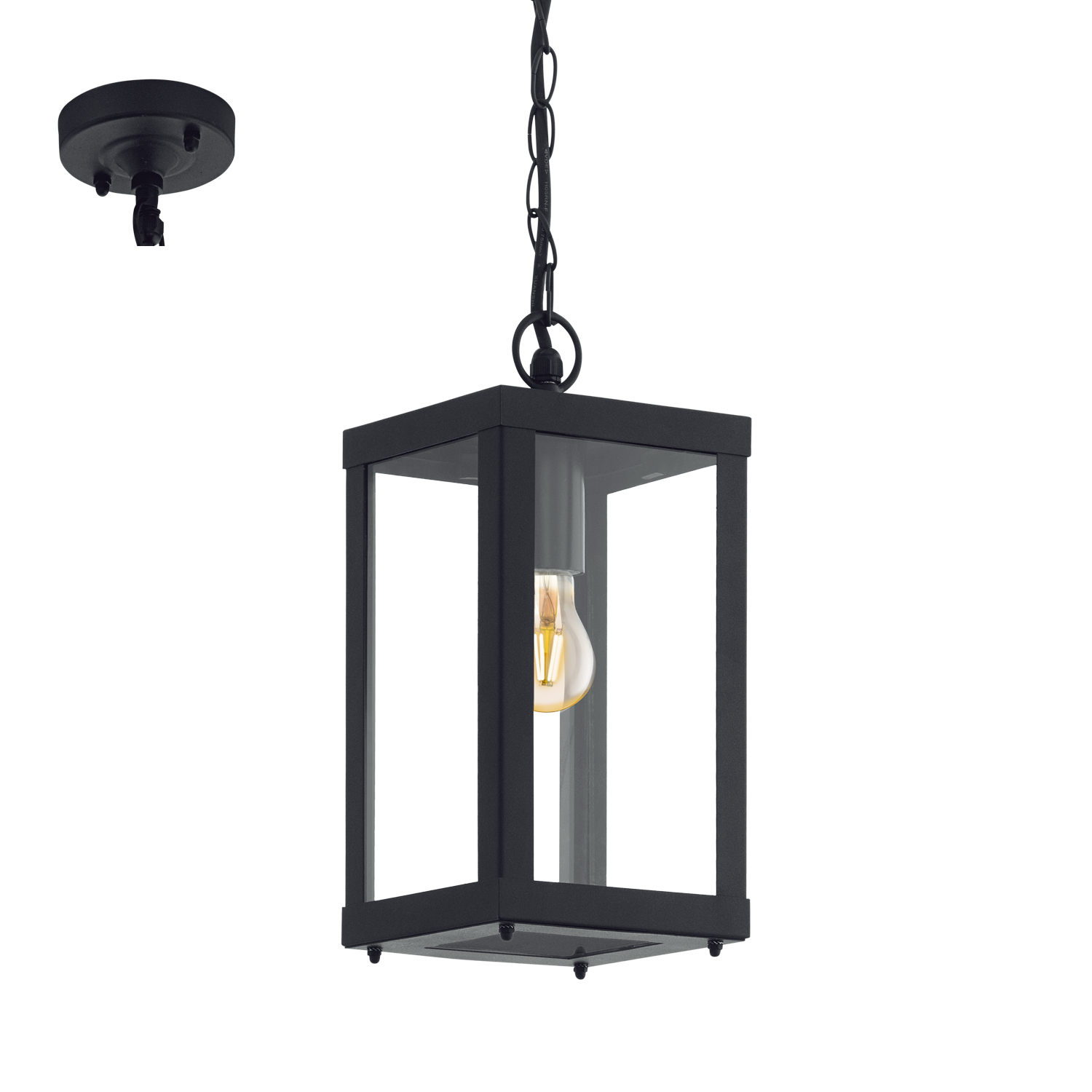 EGLO Alamonte 1 Plafondlamp - Gegalvaniseerd staal - E27 - 128.5 cm