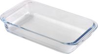 Chef Traiteur Ovenschaal - borosilicaat glas - rechthoek - 1 liter - 26x15x5 cm