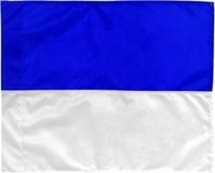Piri Sport Cornervlag 30 Mm 46 X 40 Cm Blauw/wit