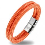 Galeara Design NOA Armband meisje - touw oranje dames heren 22,5cm