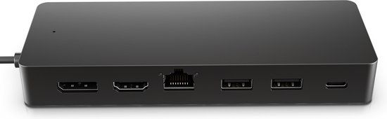 HP USB Hub - 7-in-1 - Black - 50H98AA#ABB