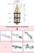 Merkloos Bad Thermostatische Cartridge & Handvat voor Mengkraan Mixer-Douche - Messing Cartridge