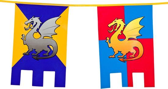 Boland - PE vlaggenlijn Knights & dragons - Ridders & Draken