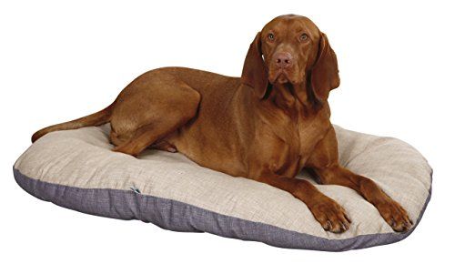 Kerbl Kerbl 80358 ligkussen Loneta, 105 x 73 x 4 cm, bruin/grijs