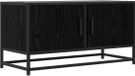 vidaXL TV-kast 80 x 34,5 x 40 cm Zwart eiken Bewerkt hout