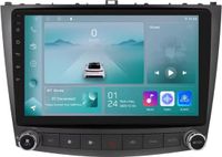 Happiq Autoradio avec Bluetooth et CarPlay pour Lexus IS250/200/300/350 (2006-2012) - Convient pour Apple et Android - Stéréo - Navigation - 10.1