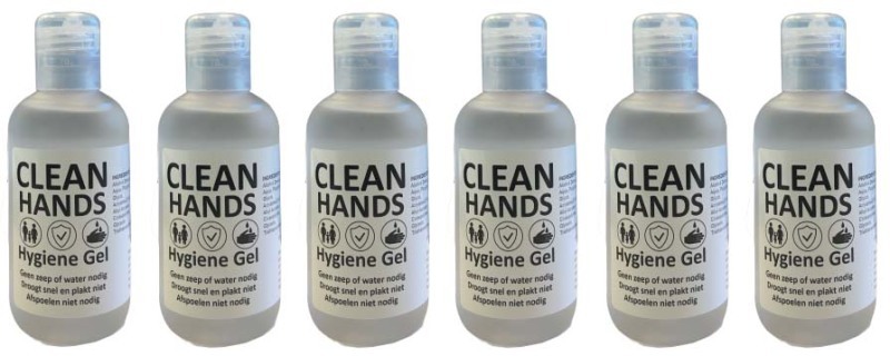 dnl Desinfecterende handgel - met alcohol 6x 150ml