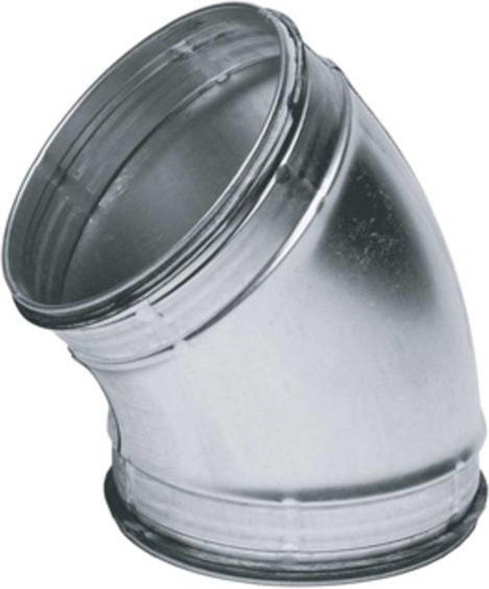 R-Vent SAFE gladde bocht 45 graden voor rond luchtkanaal 150mm SBDS150