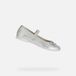 GEOX PLIE Ballerines FILLE - ARGENT