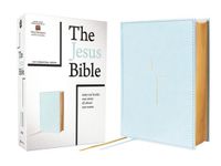 The Zondervan The Jesus Bible, NIV Edition, Leathersoft over Board, Blue, Comfort Print