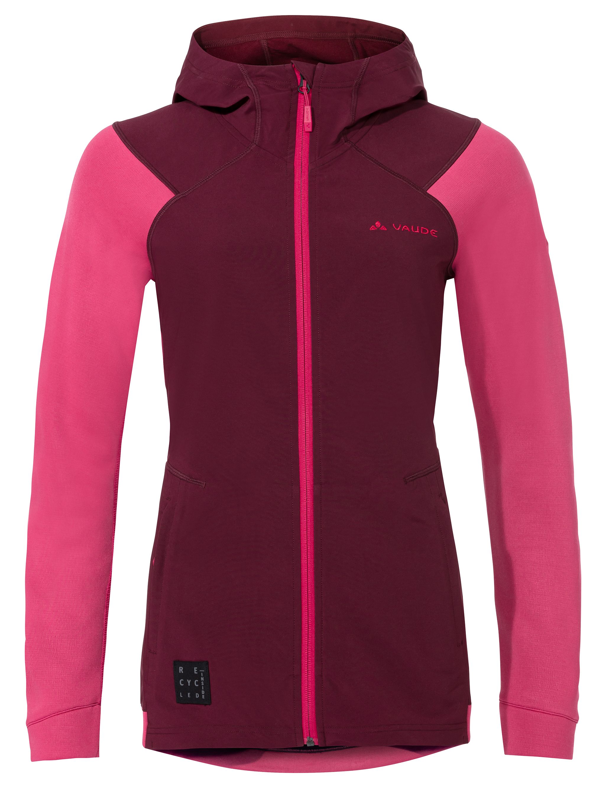VAUDE Tremalzo Hooded Jacket - Women's - Red/Pink