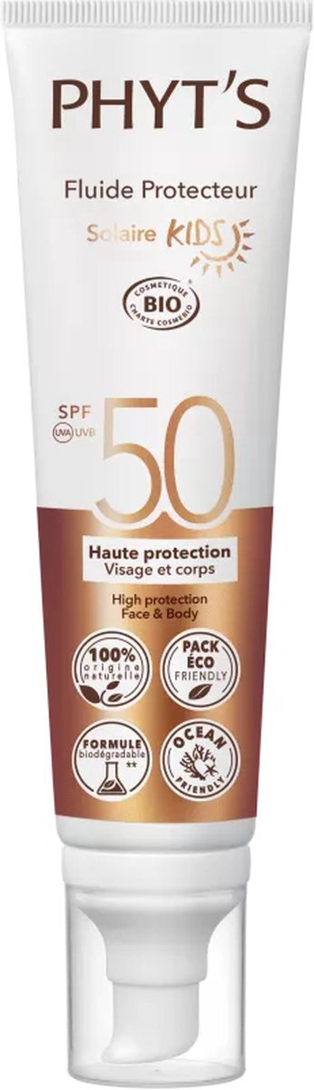 PHYT'S Zonnebrandmiddel voor kinderen, SPF50, 100 ml