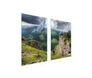 TMK ArtDeko Panbeschermer - 65x52 cm - Gekleurd Glas