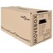 VidaXL Boîte de déménagement avec rangement 20 pièces Carton Brun 59 x 31,5 x 31,5 cm