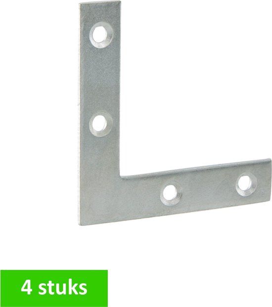 TQ4U Raamhoek - 50x50mm - 10mm Breed - 4 Stuks