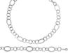 Orphelia Dames sieraden set Pure Collection 925 sterling zilver ketting 43 cm armband 19 cm SET-015
