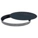 Gobel - Geperforeerde geribbelde pan - anti-aanbaklaag Obsidiaan - beweegbare bodem - Ø 280 mm h28 mm - Gemaakt in Frankrijk