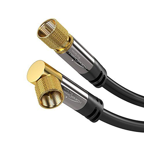 KabelDirekt SAT kabel 90° haaks - 1 m
