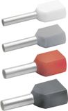 Klauke 87110 Dubbele adereindhulzen 1 mm² Rood 1000 stuk(s)