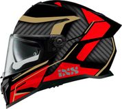 iXS iXS912 SV 2.0 Blade Mat Zwart Rood Integraalhelm - Helm