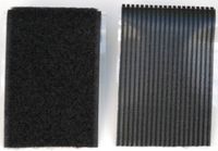 TRU COMPONENTS 730-330-2-Bag Velcro pour coller Crochet et boucle, Extra fort (L x l) 100 mm x 50 mm 2 paires
