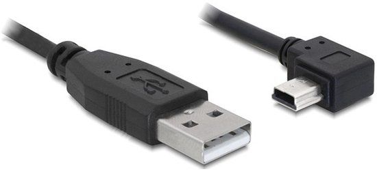 Delock Mini USB 2.0 Kabel - Zwart - 3 meter
