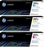 HP 207A - Tonercartridge - Origineel - Standaard capaciteit - Rainbowkit - Cyaan/Magenta/Geel