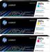 HP 207A - Tonercartridge - Origineel - Standaard capaciteit - Rainbowkit - Cyaan/Magenta/Geel
