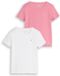 Tom Tailor - Geribbeld T-shirt in een set van 2 - Maat 104/110 - White