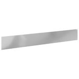 vidaXL Gazonrand 10 st 100 x 15 cm Staal zilver