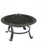 Stadsleven Elite "Elite" Vuurschaal Op Poten Met Pook En Deksel Ø 76 Cm X H 53 Cm