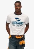 Superdry Modern Industry Relaxed T-shirt Heren Optic XXL