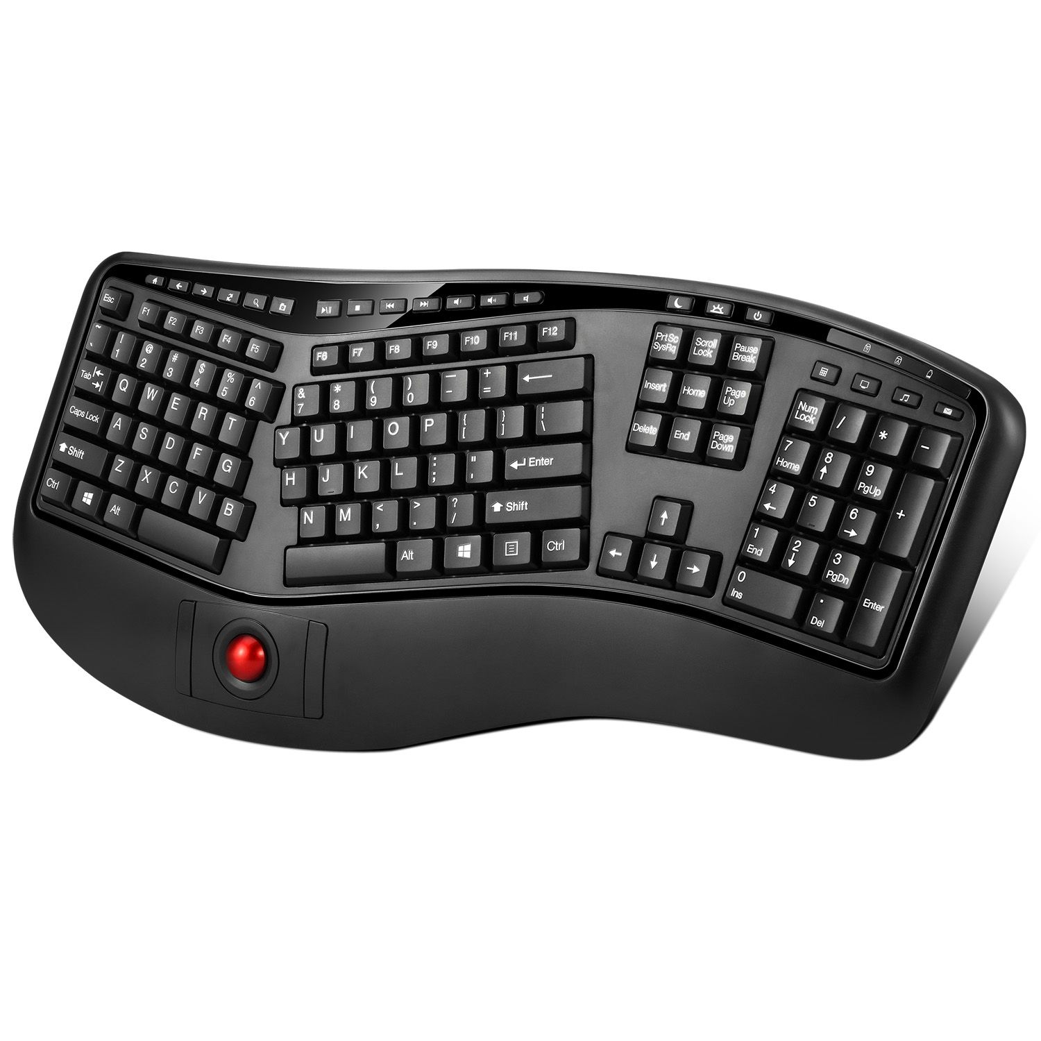Adesso Tru-Form 3500 - Toetsenbord - Draadloos - QWERTY - Zwart