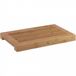 WMF 18.9201.4500 Snijplank - Rechthoekig - Bamboe, Roestvrijstaal - Hout
