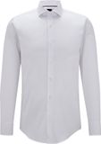 Hugo Boss BOSS Hank slim fit overhemd - popeline - wit - Strijkvriendelijk - Boordmaat: 45