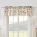 Greenland Home Antieke roos 100% katoen extra brede raamvolant, 19 L x 84 W inch - blauw