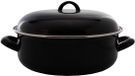 Cookinglife Braadpan Zwart ø 24 cm / 4 Liter - Geëmailleerd Staal