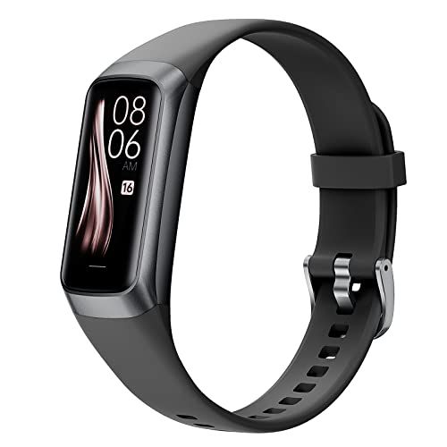 BIEWO Smart Watch - 1,1'' Display - Hartslag, Slaapmonitor - Zwart