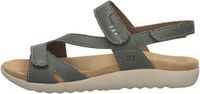 Josef Seibel Juliet 01 Platte sandalen Vrouwen Khaki Leer Klittenband 41