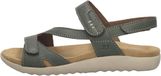 Josef Seibel Juliet 01 Platte sandalen Vrouwen Khaki Leer Klittenband 41