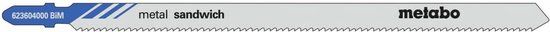 Metabo accessoires Metabo Decoupeerzaagbladen sandwich metaal bruikbare lengte 155mm tandst...