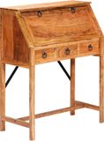vidaXL Schrijftafel 90x40x107cm massief acaciahout