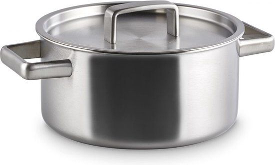 Habonne King Kookpan - 20 cm - RVS - met deksel